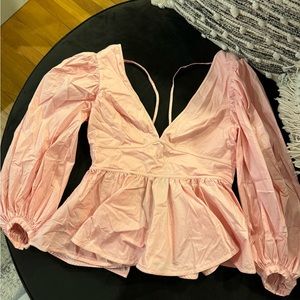 Staud pink top size XS